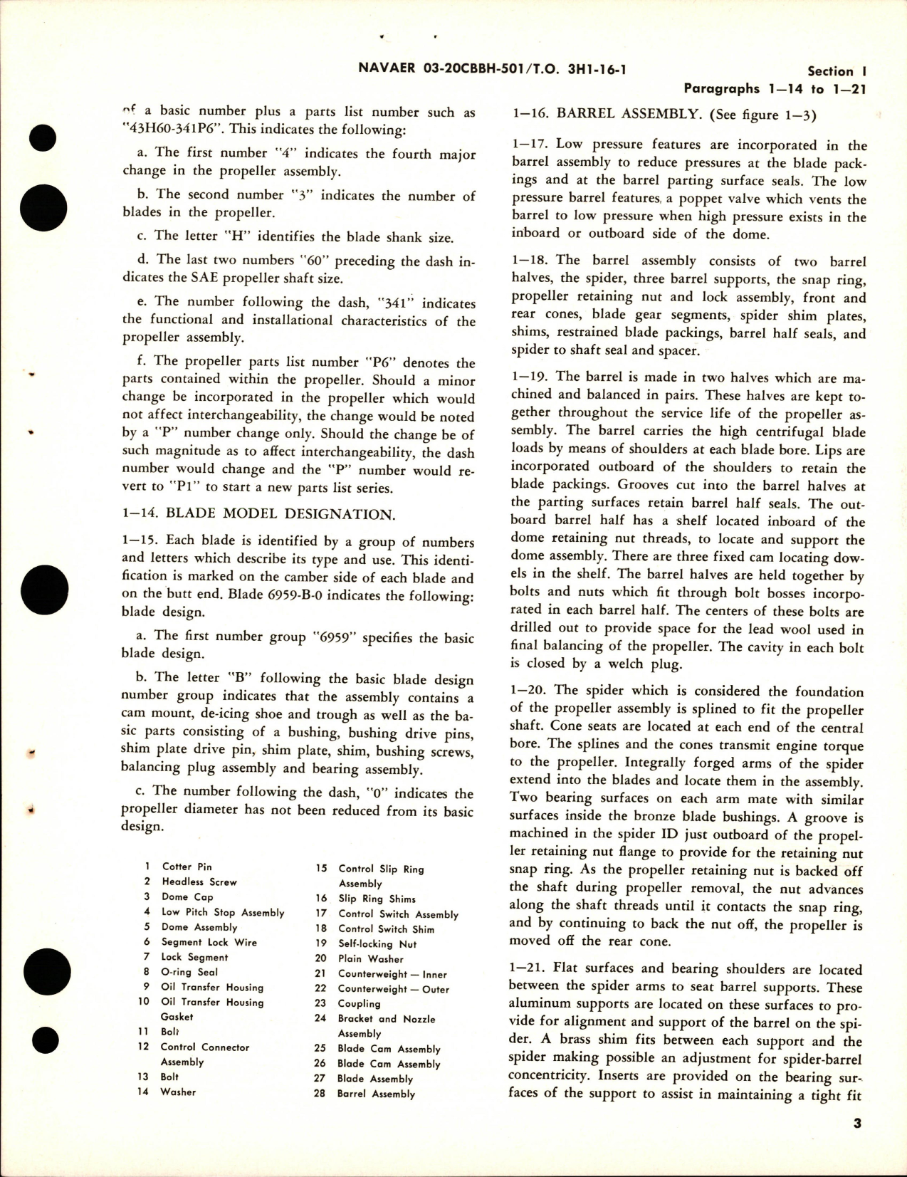 Sample page 7 from AirCorps Library document: Operation and Service Instructions for Variable Pitch Propeller - Model 43H60-341