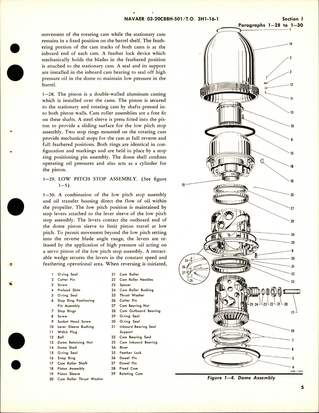 Sample page 9 from AirCorps Library document: Operation and Service Instructions for Variable Pitch Propeller - Model 43H60-341