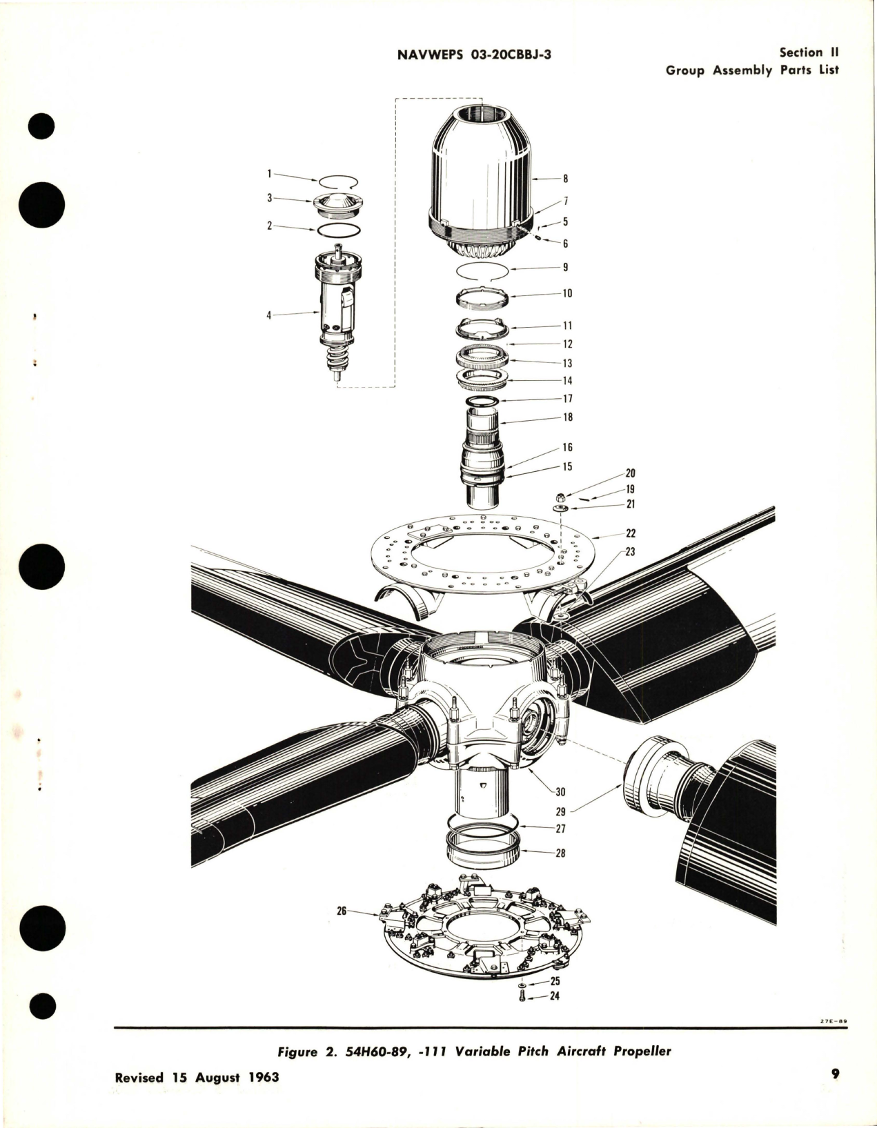 Sample page 5 from AirCorps Library document: Variable Pitch Propeller - Model 54H60-73, 54H60-75, 54H60-85, 54H60-89, and 54H60-111