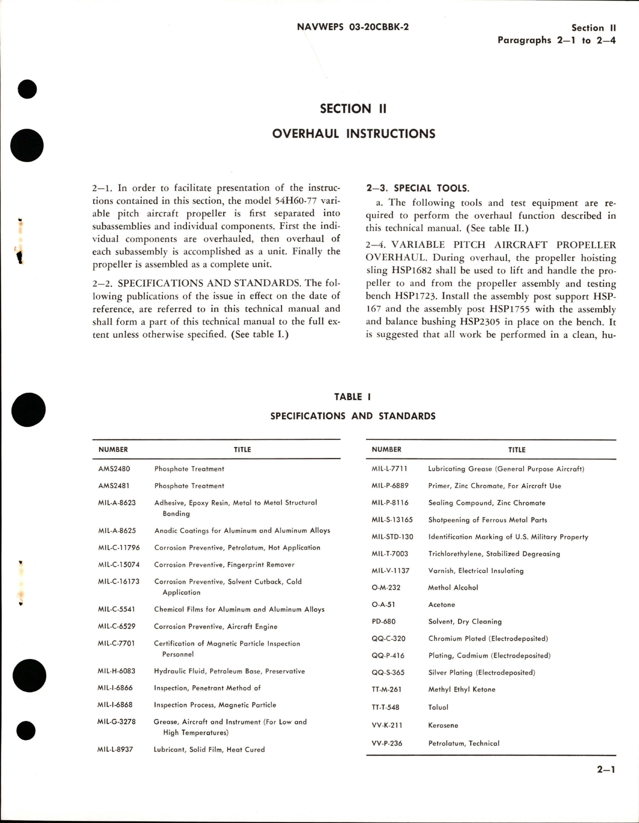 Sample page 7 from AirCorps Library document: Overhaul Instructions for Variable Pitch Propeller - Model 54H60-77