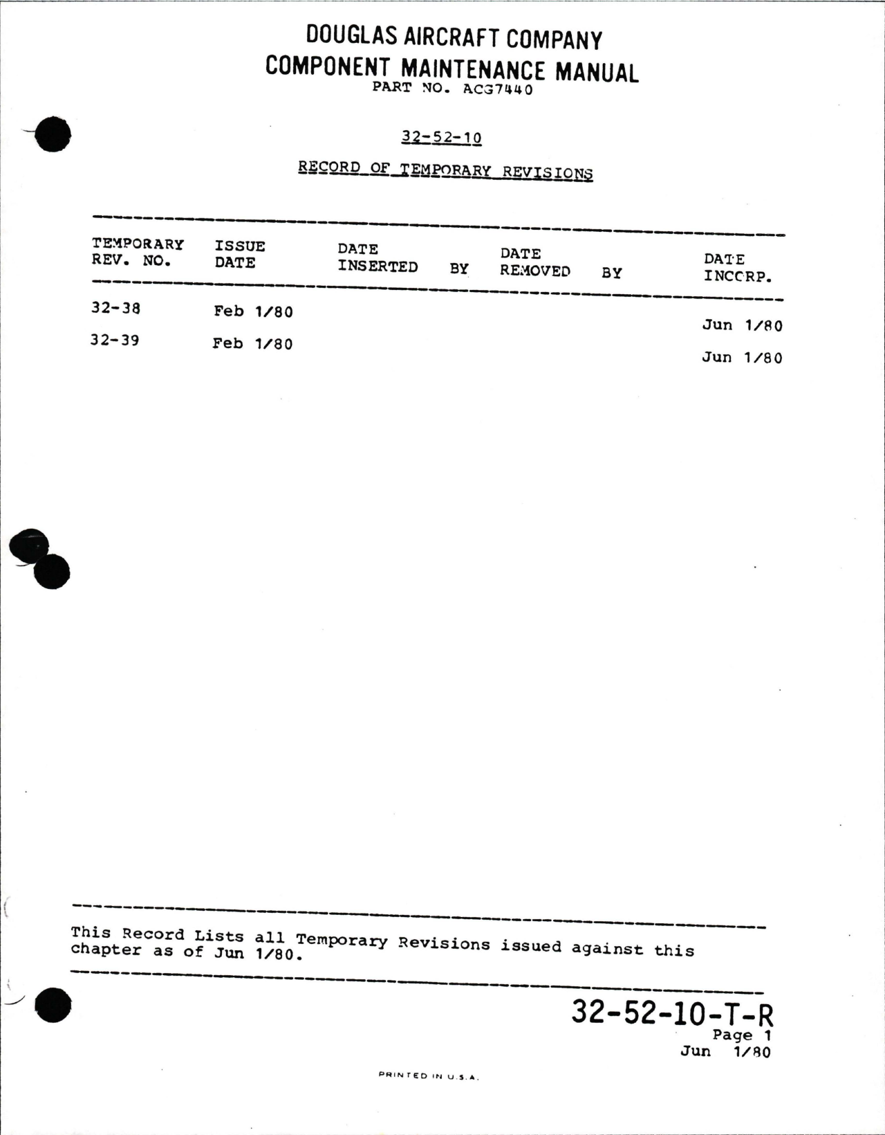 Sample page 7 from AirCorps Library document: Maintenance Manual for NLG Steering Cylinder Assembly - Part ACG7440-5501 and ACG7440-5503