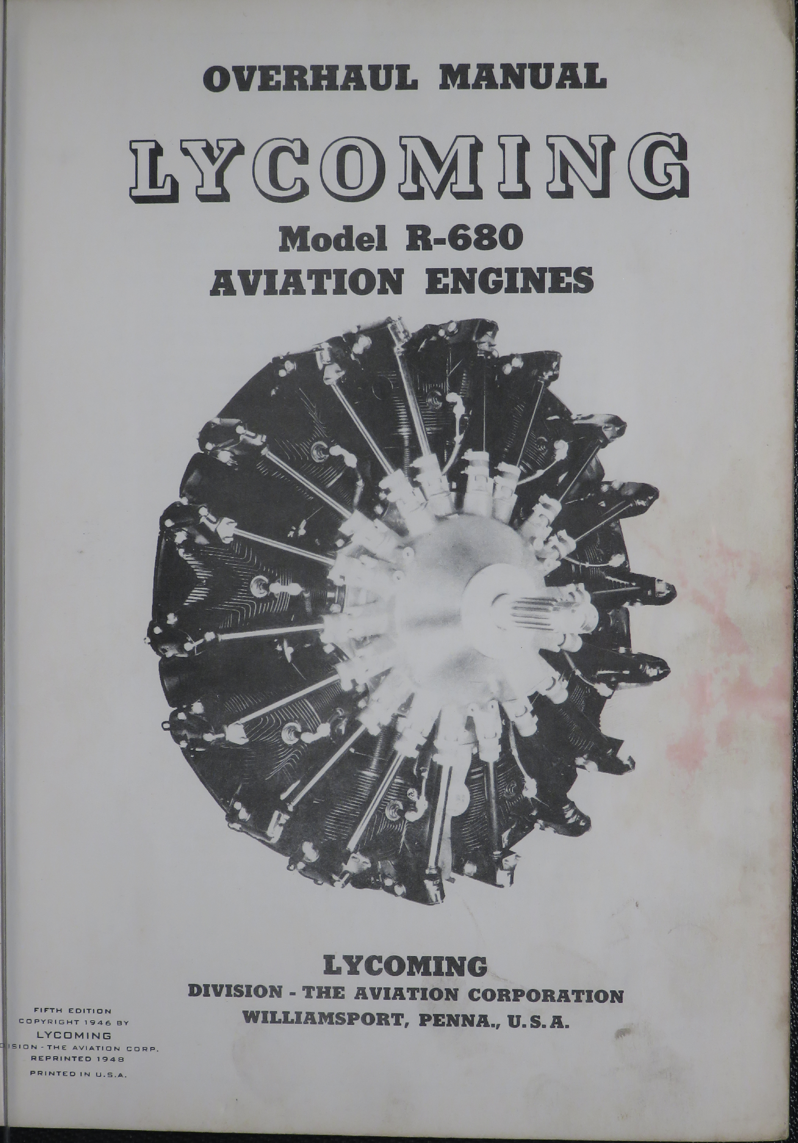 Sample page 5 from AirCorps Library document: Overhaul Manual for R-680 Series Lycoming Engines