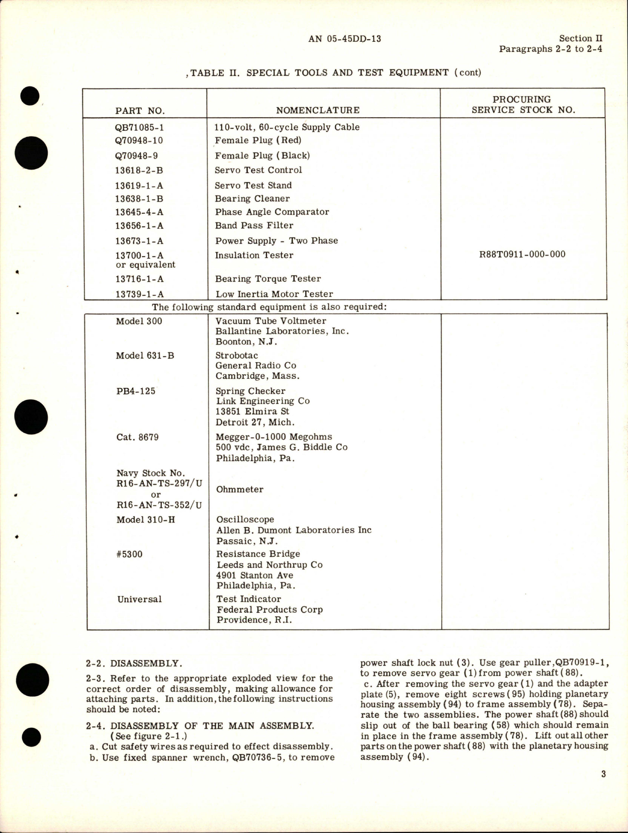 Sample page 7 from AirCorps Library document: Overhaul Instructions for Servo - Part 15601-1-A