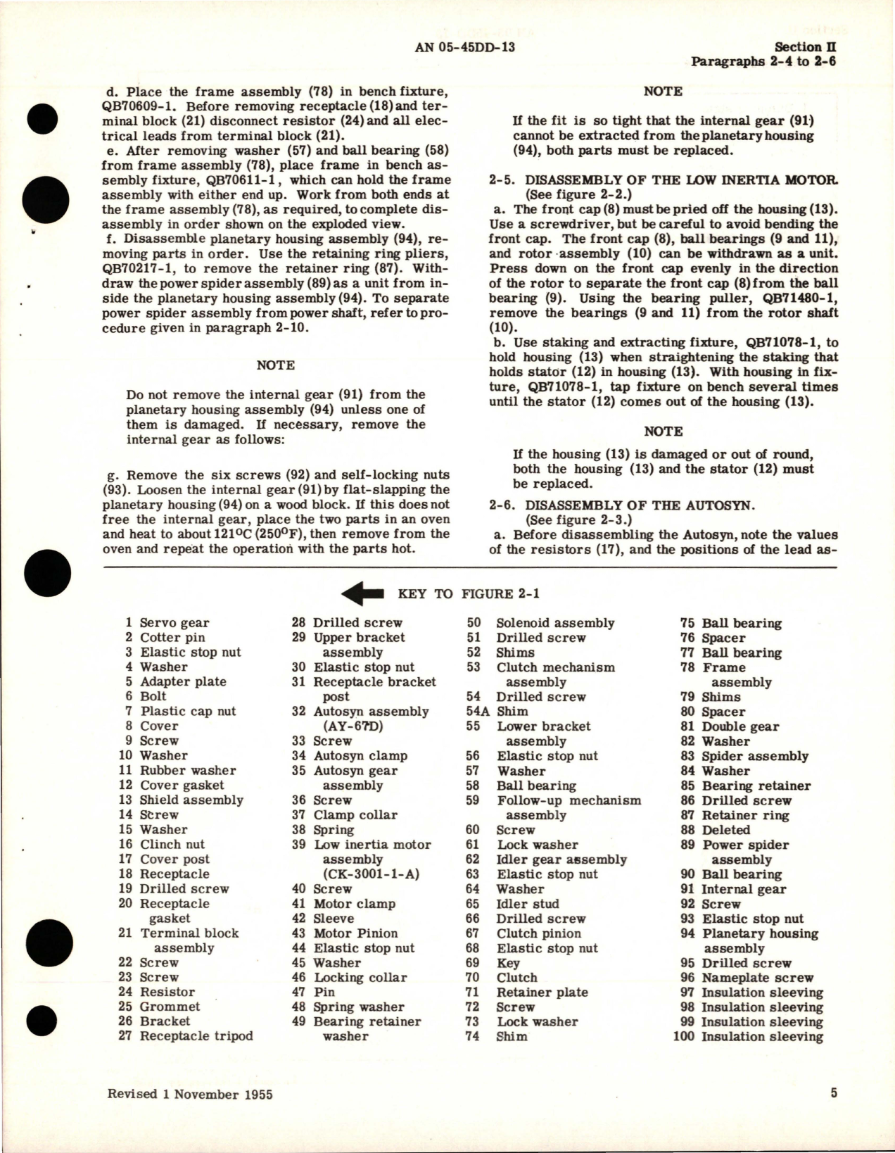 Sample page 7 from AirCorps Library document: Overhaul Instructions for Servo - Part 15601-1-A and 15601-2-A