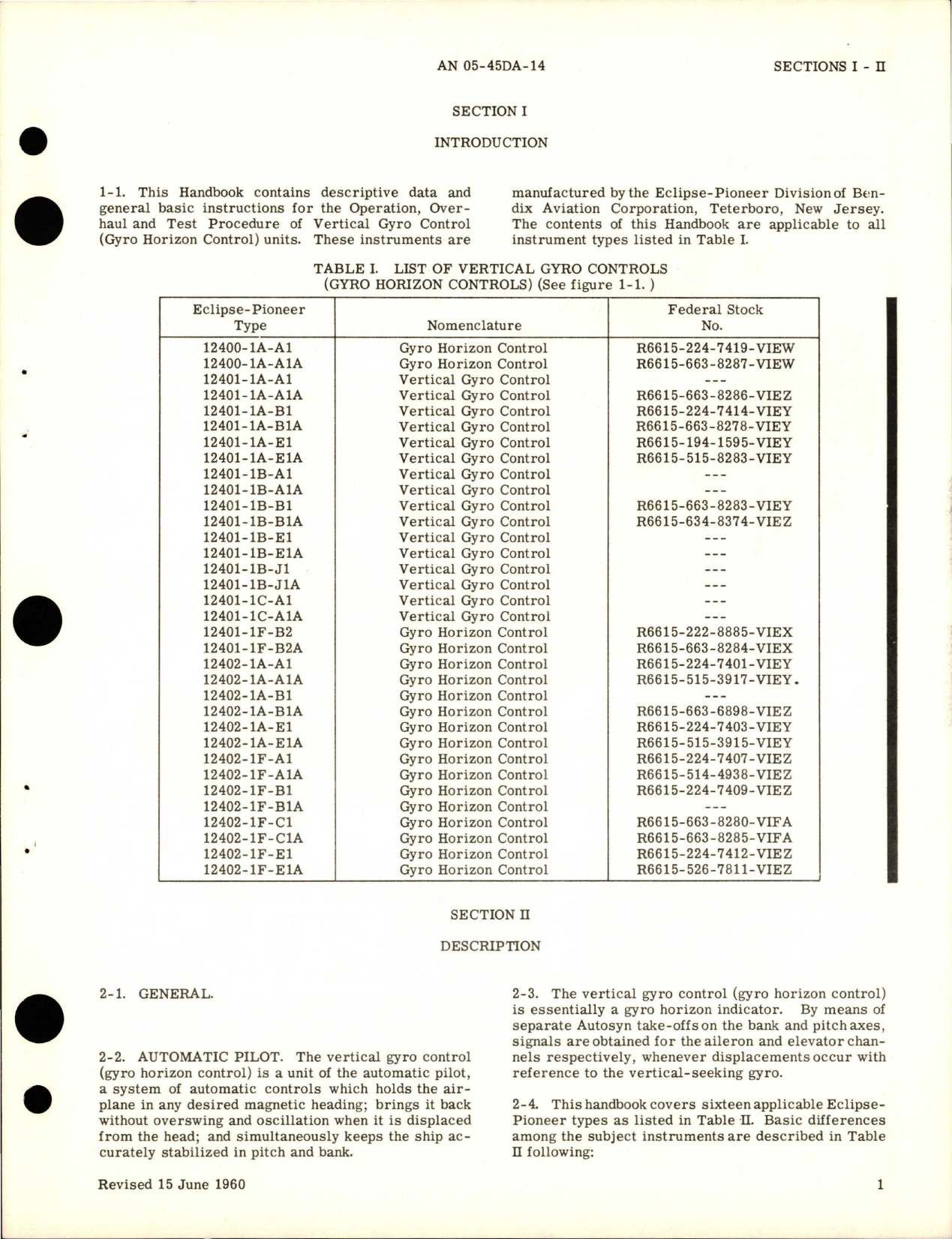 Sample page 5 from AirCorps Library document: Overhaul Instructions for Vertical Gyro Controls