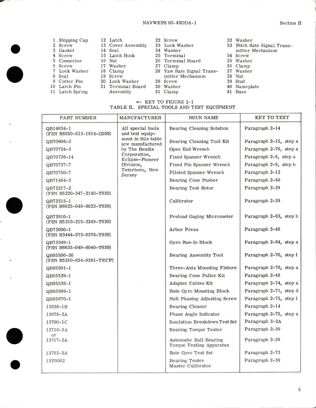 Sample page 7 from AirCorps Library document: Overhaul Instructions for Yaw and Pitch Rate Control - Type 15839-1B