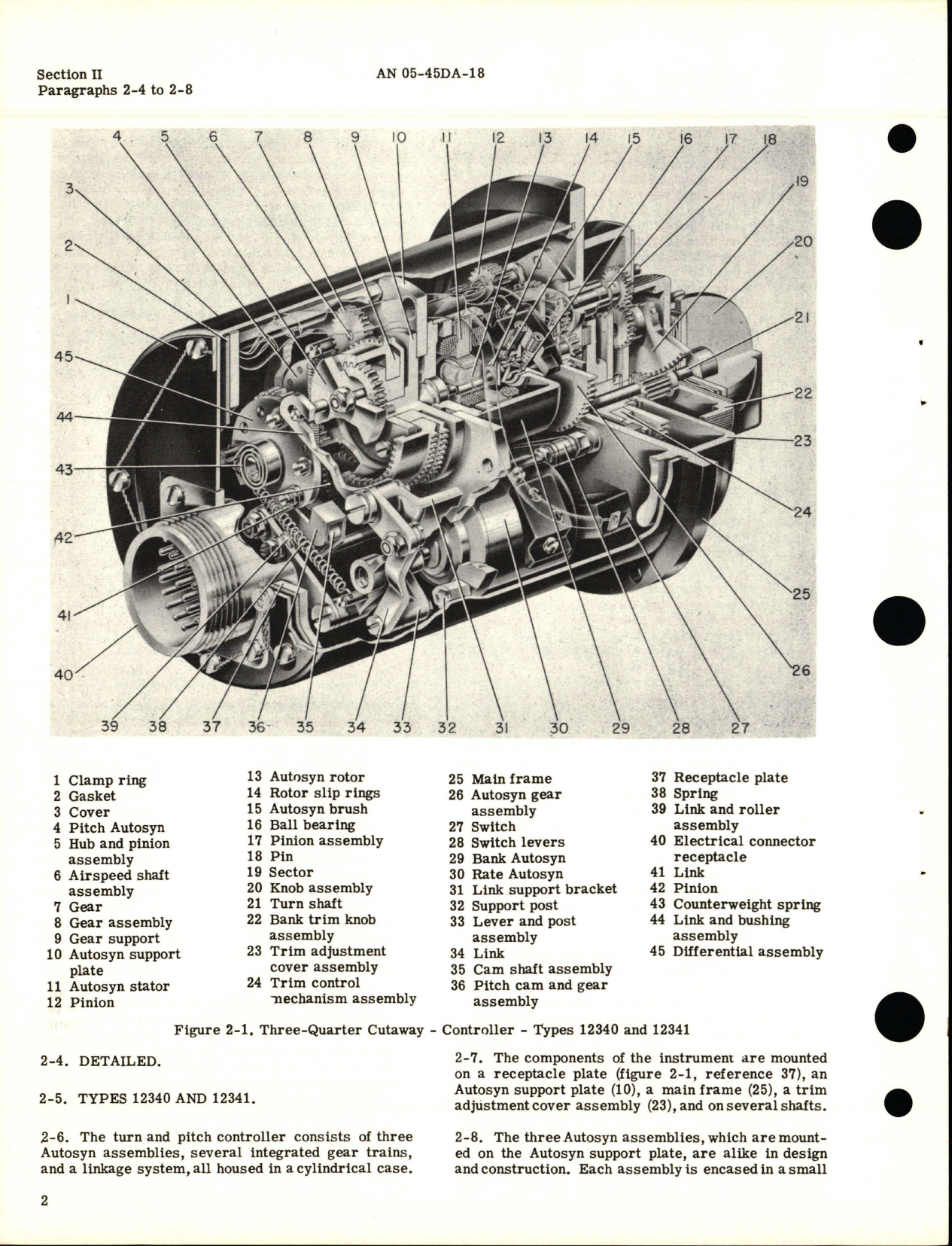 Sample page 8 from AirCorps Library document: Overhaul Instructions for Turn and Pitch Controller 