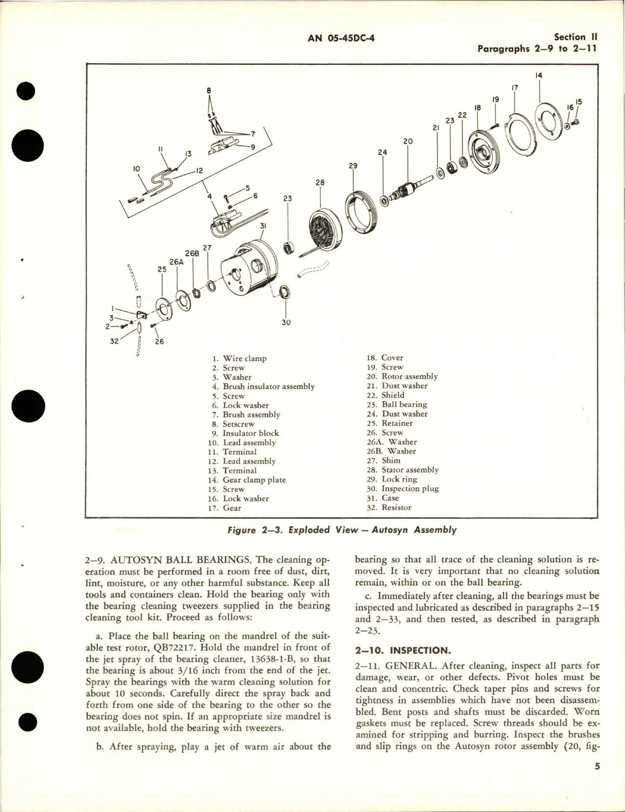 Sample page 9 from AirCorps Library document: Overhaul Instructions for Throttle Servo - Parts 15621-1-A, 15650-1-A and Trim Tab Servo - Part 15622-1-A