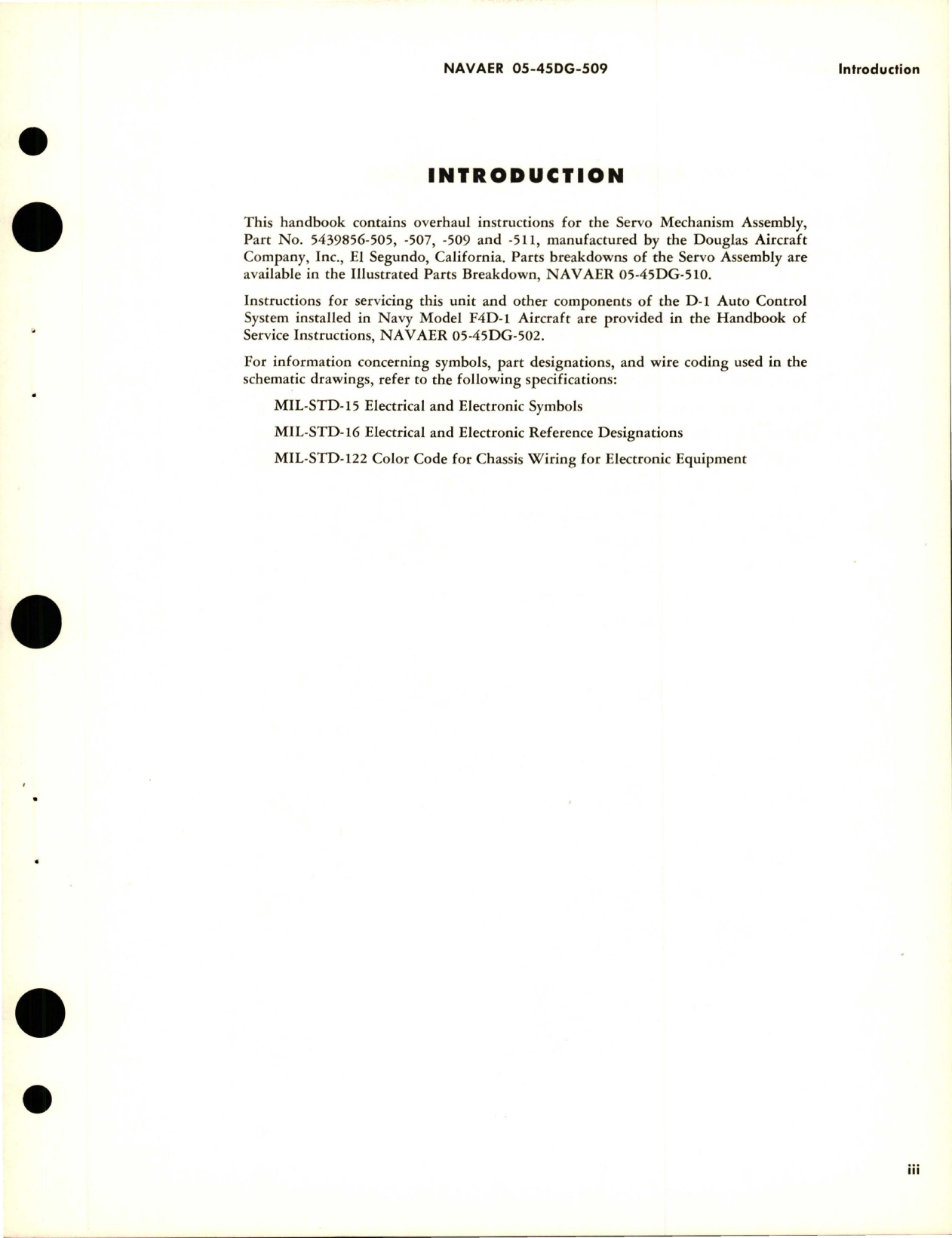Sample page 5 from AirCorps Library document: Overhaul Instructions for Servo Mechanism Assembly for D-1 Auto Control System
