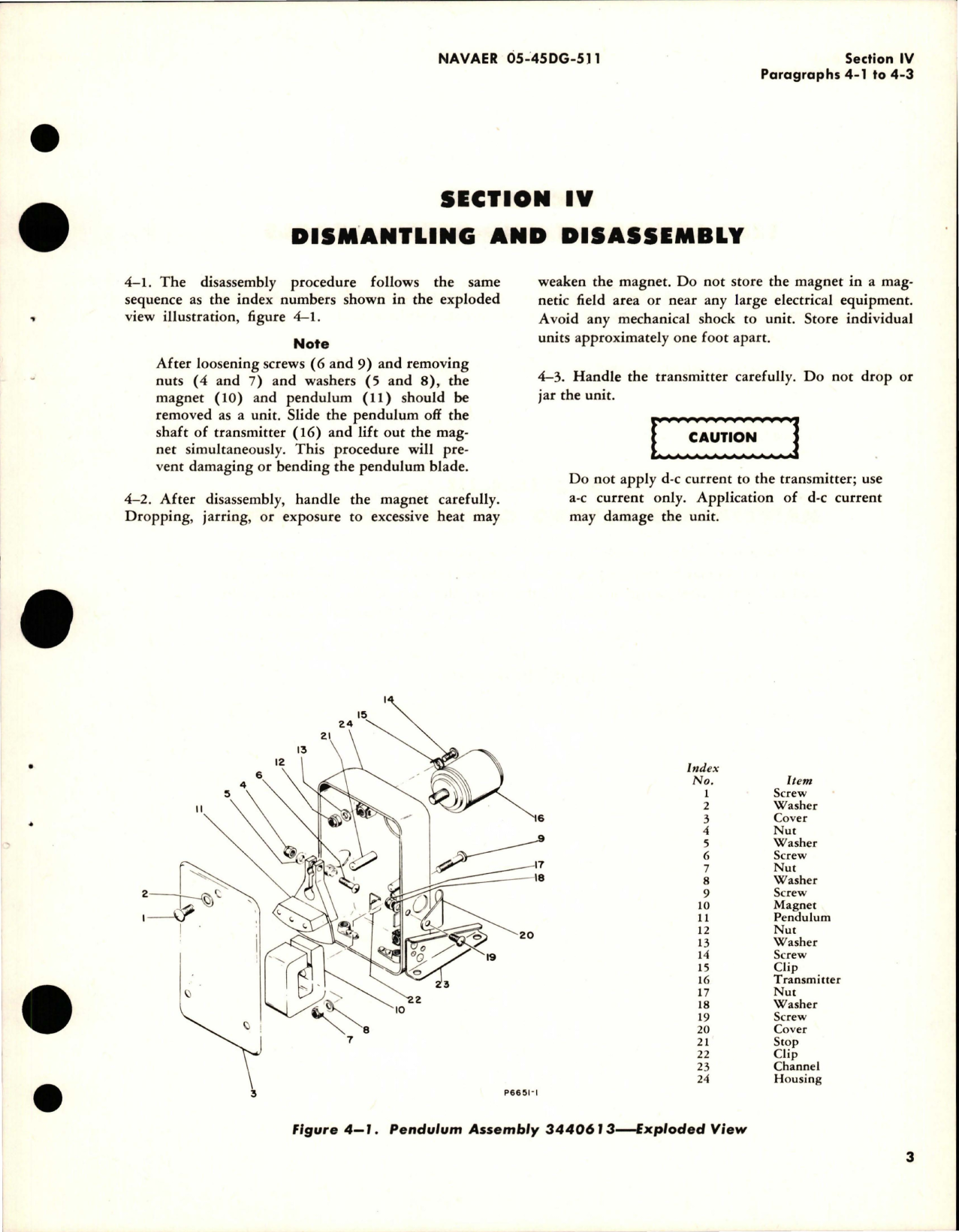 Sample page 7 from AirCorps Library document: Overhaul Instructions for Pendulum Assy - Parts 3440613, 3440613-501, and 3440613-503 for D-1 Auto Control