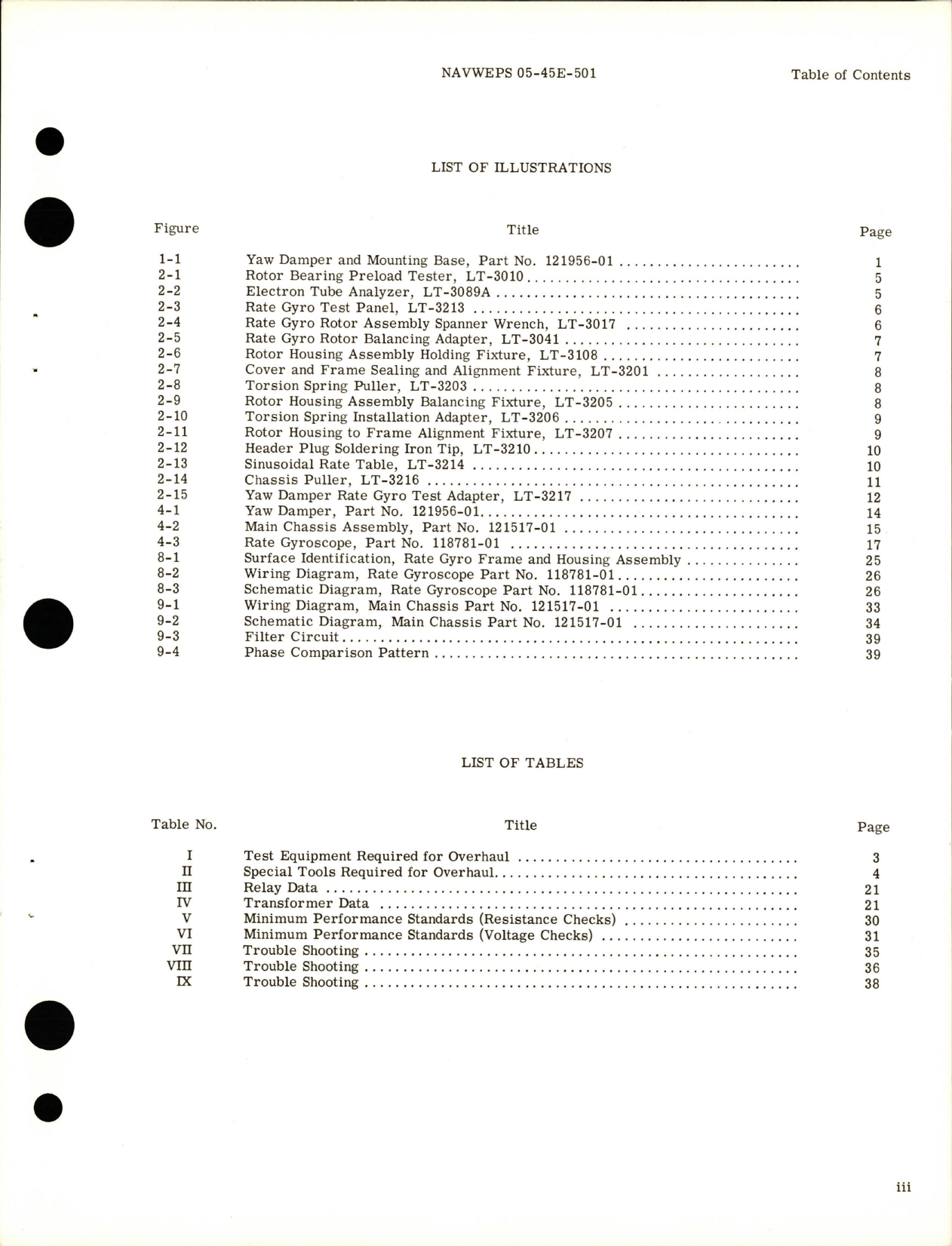 Sample page 5 from AirCorps Library document: Overhaul Instructions for Yaw Damper and Mounting Base - Model 1500P and 1500P-1 - Parts 121956-01 and 121956-02