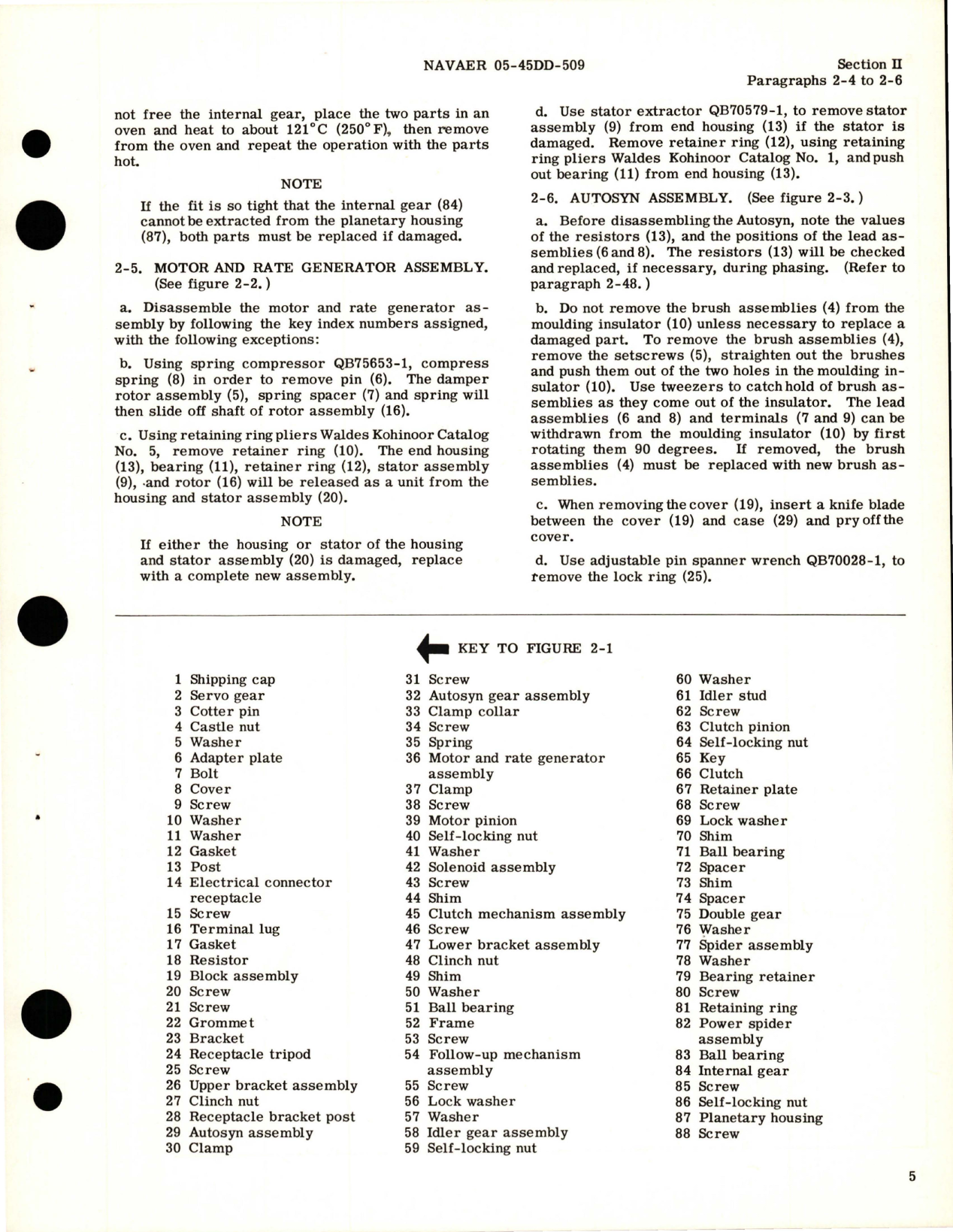 Sample page 9 from AirCorps Library document: Overhaul Instructions for Servo - Part 15613-1-B 