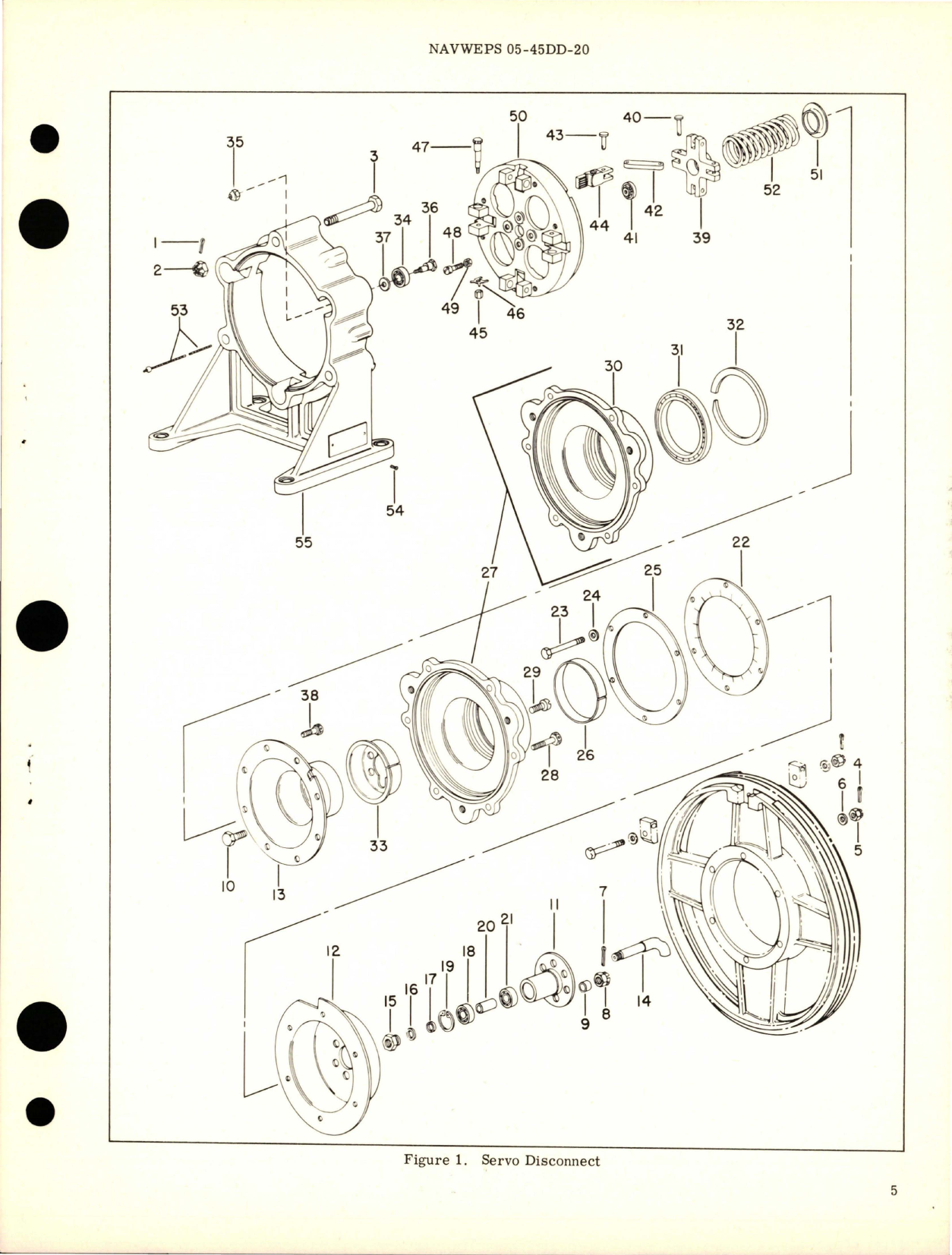 Sample page 5 from AirCorps Library document: Overhaul Instructions with Parts for Servo Disconnect - Type DQ-15-A3