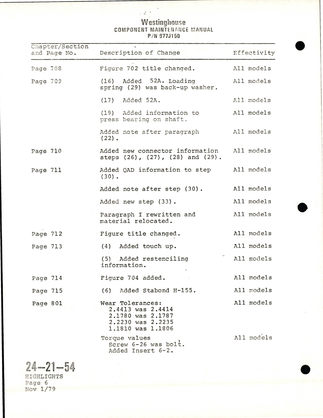 Sample page 8 from AirCorps Library document: Maintenance Manual with Illustrated Parts List for AC Generator - Parts 977J150-1, 977J150-2, 977J150-3, and 977J150-4 