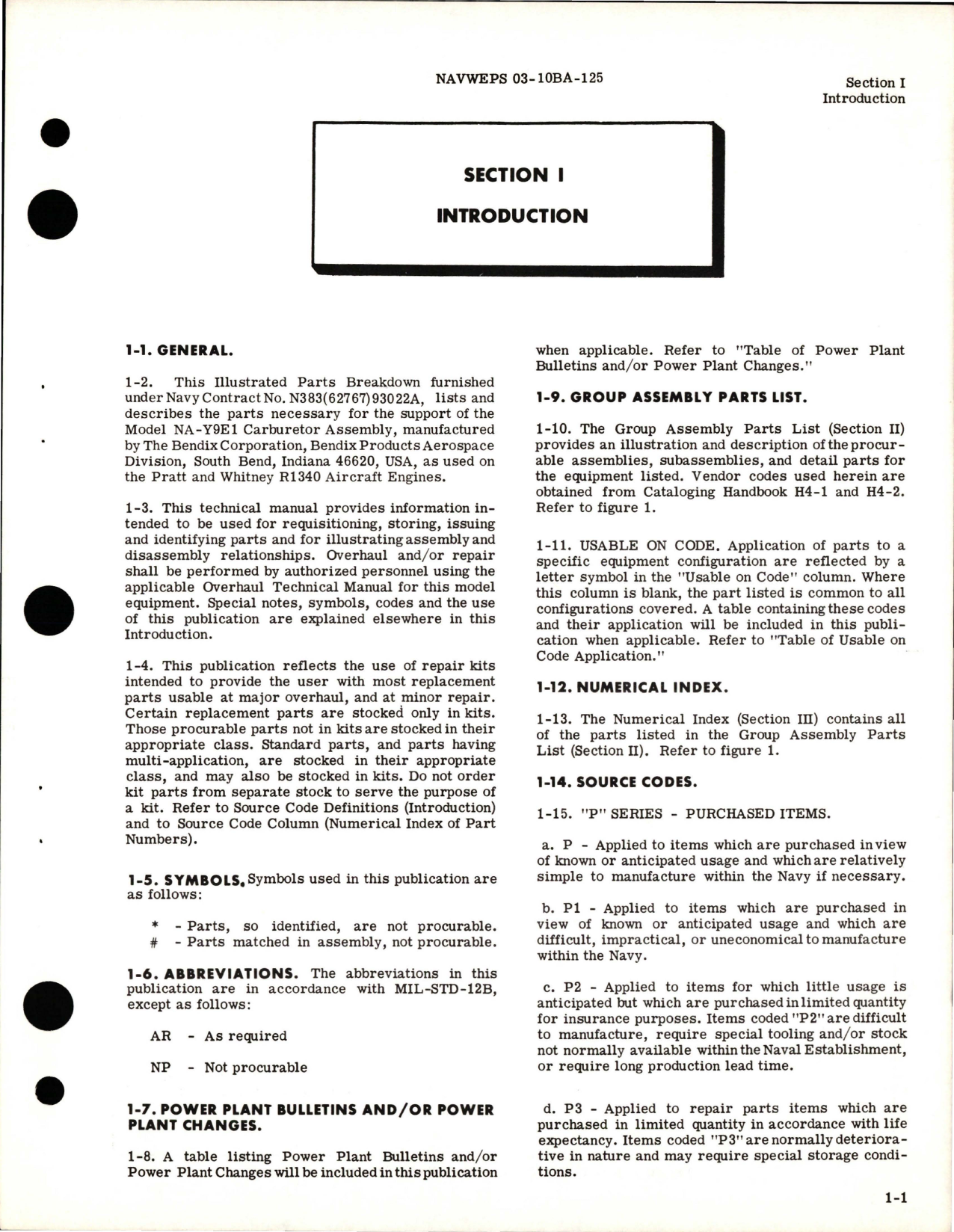 Sample page 5 from AirCorps Library document: Illustrated Parts Breakdown for Float Carburetor - Model NA-Y9E1