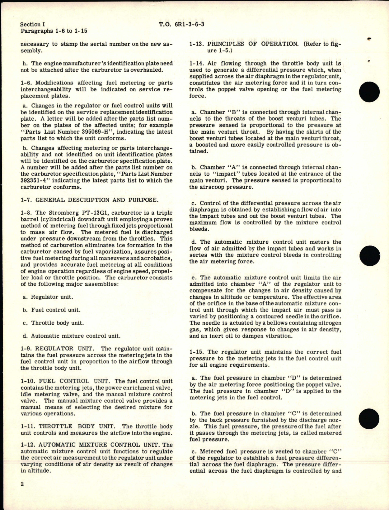 Sample page 8 from AirCorps Library document: Overhaul Instructions for Stromberg Injection Carburetor - Models PT-13G1, PT-3G5, PT-13G6, and PT-13D6