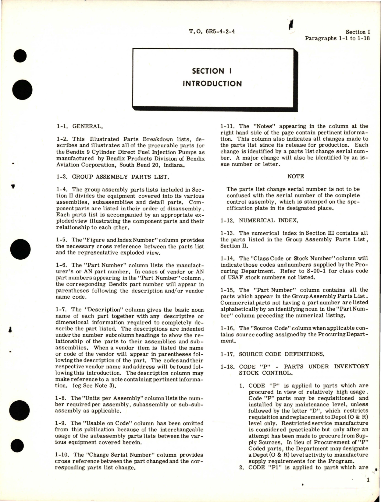 Sample page 5 from AirCorps Library document: Illustrated Parts Breakdown for Direct Fuel Injection Pumps