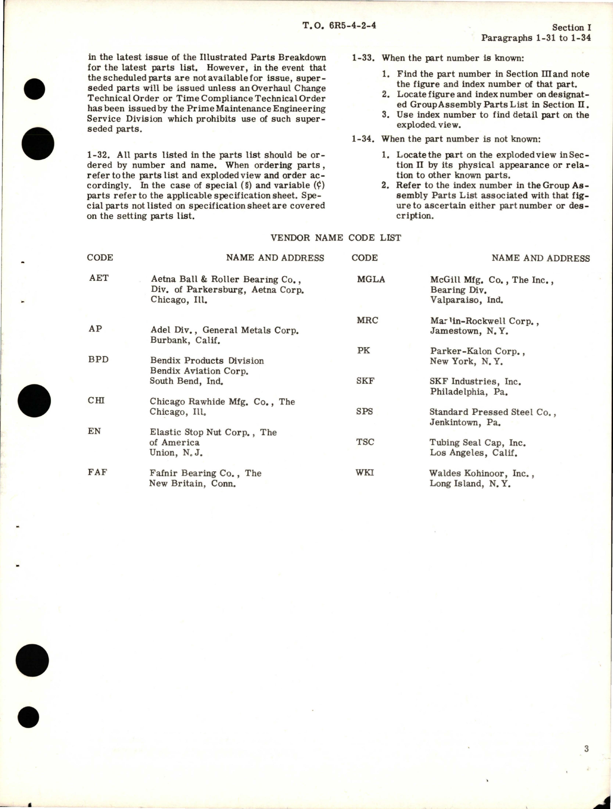 Sample page 7 from AirCorps Library document: Illustrated Parts Breakdown for Direct Fuel Injection Pumps