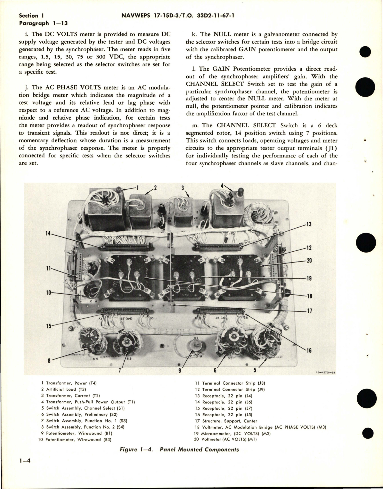 Sample page 8 from AirCorps Library document: Operation, Service Instructions with Illustrated Parts Breakdown for Synchrophaser Test Set - Part GS4150 