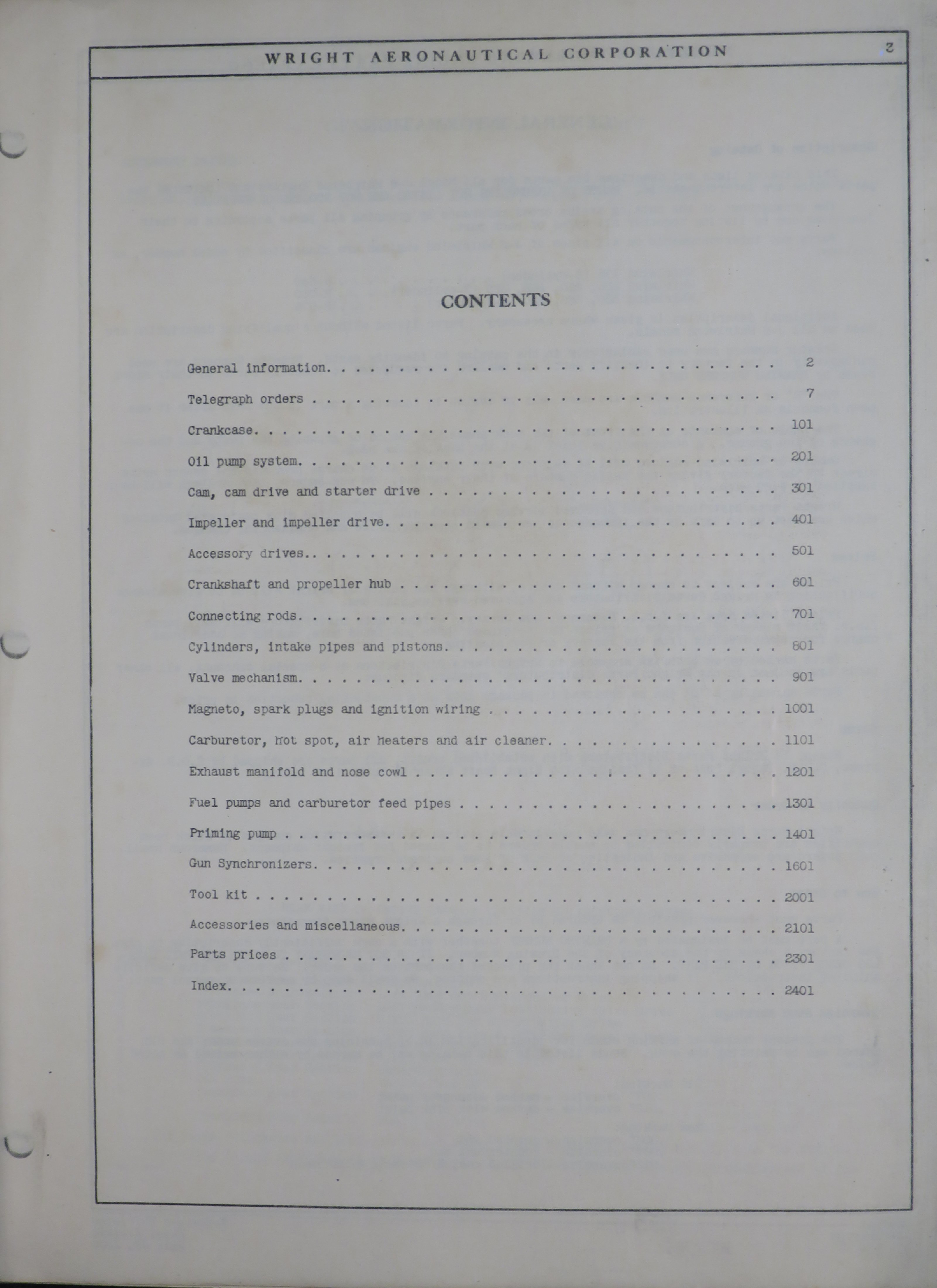 Sample page 5 from AirCorps Library document: Parts Catalog for Wright Whirlwind J-6 Series Engines