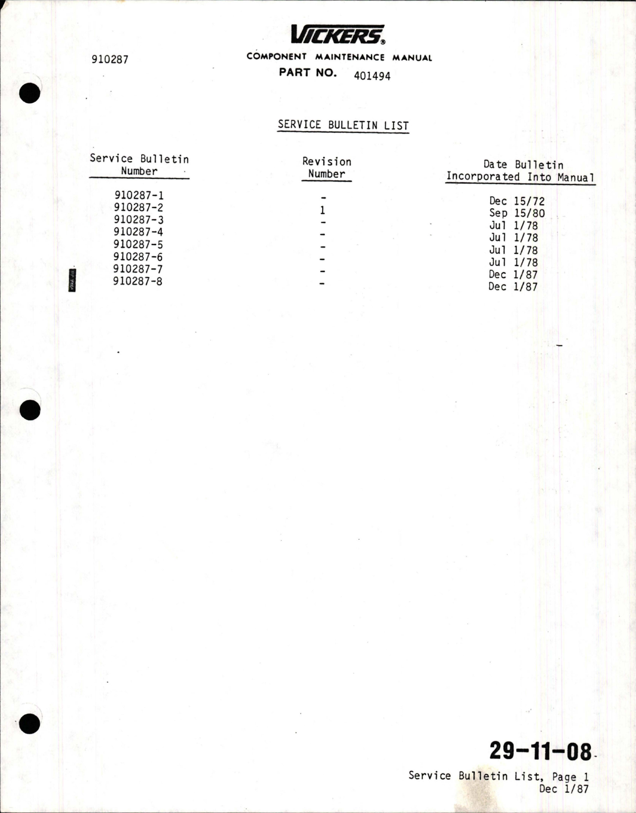 Sample page 9 from AirCorps Library document: Maintenance Manual with Illustrated Parts List for Variable Displacement Hydraulic Motorpump Assembly - Model MPEV3-022-14C, MPEV3-022-14D, and MPEV3-022-14E