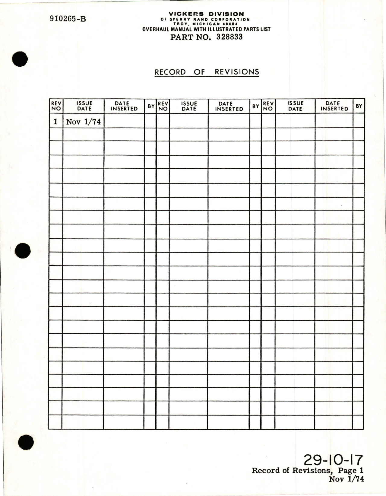 Sample page 5 from AirCorps Library document: Overhaul with Illustrated Parts List for Electric Motor - Part 328833