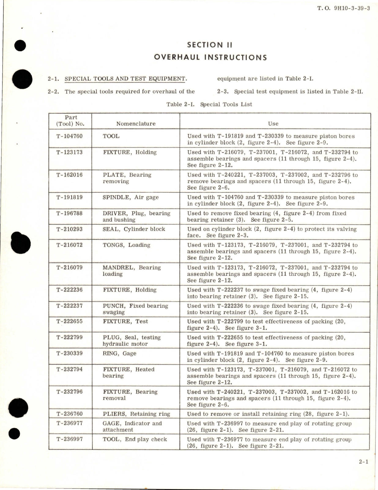 Sample page 7 from AirCorps Library document: Overhaul Instructions with Parts for Fixed Displacement Hydraulic Motor Assyembly - Parts MF1-009-2B and MF1-009-4