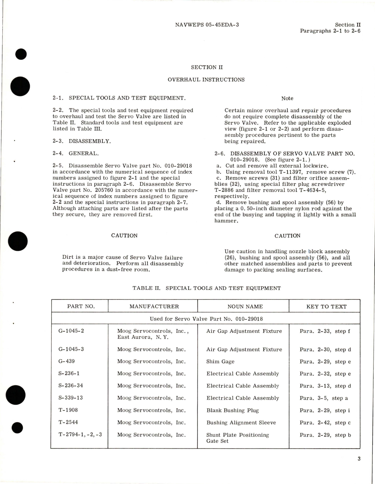 Sample page 7 from AirCorps Library document: Overhaul Instructions for Hydraulic Servo Control Valve - Part 1300563-1 