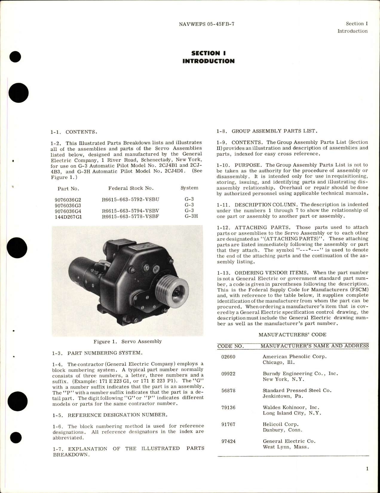 Sample page 5 from AirCorps Library document: Illustrated Parts Breakdown for Servo - G-3 and G-3H Auto Pilot - Model 2CJ4B1 and 2CJ4B3