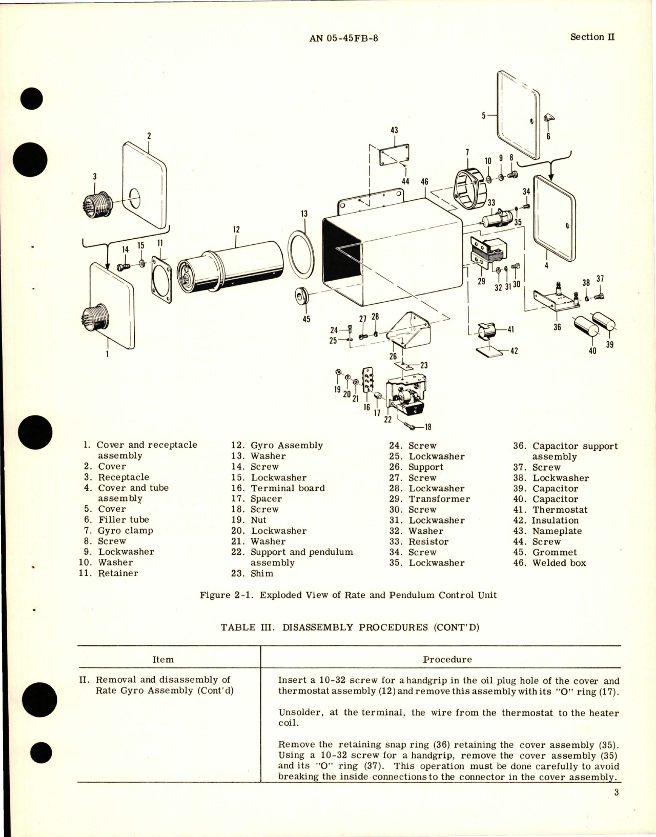 Sample page 7 from AirCorps Library document: Overhaul Instructions for Rate and Pendulum Control Unit for G3 Automatic Pilot - Models 2CJ4B1 and 2CJ4B3 