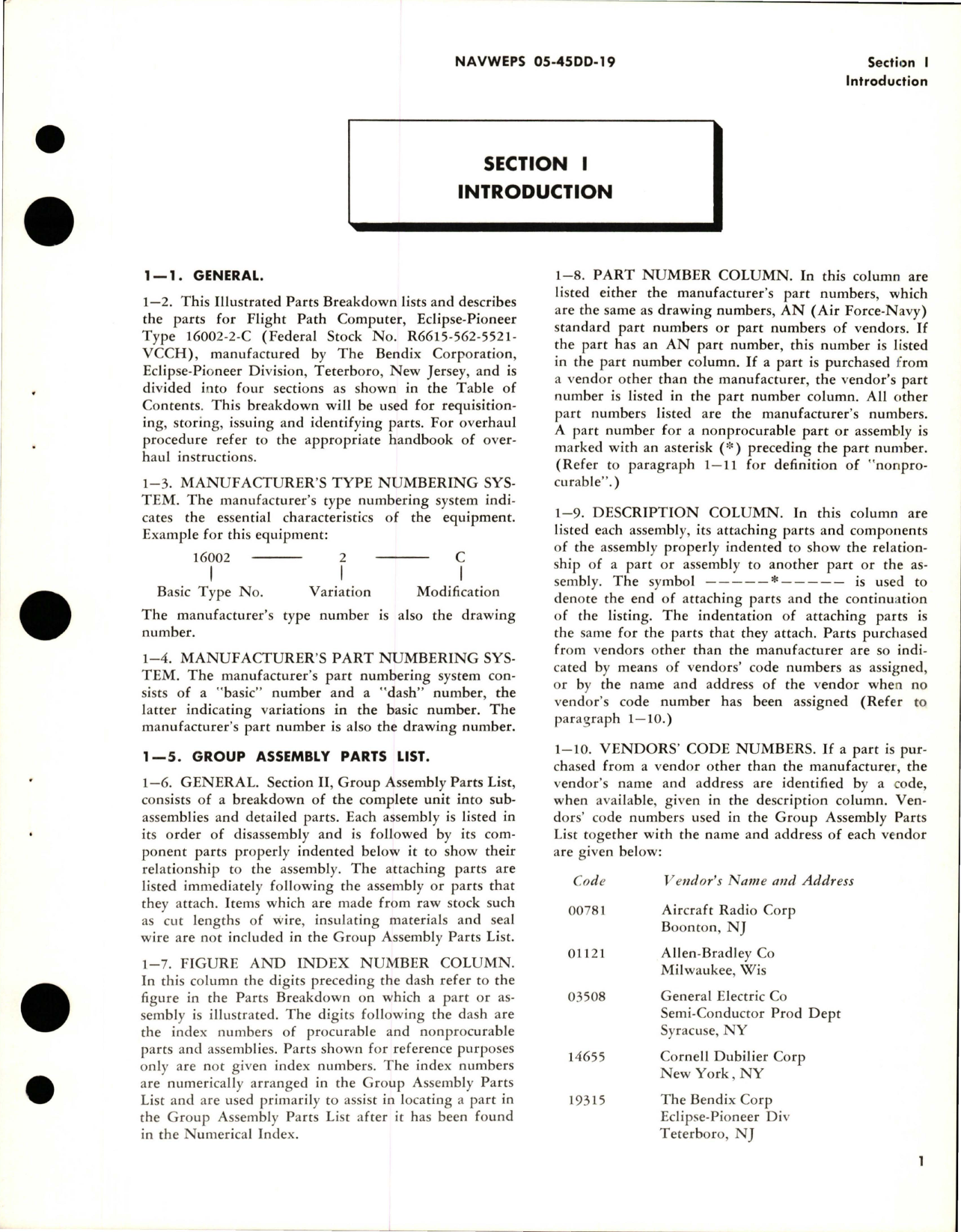 Sample page 5 from AirCorps Library document: Illustrated Parts Breakdown for Flight Path Computer - Part 16002-2-C