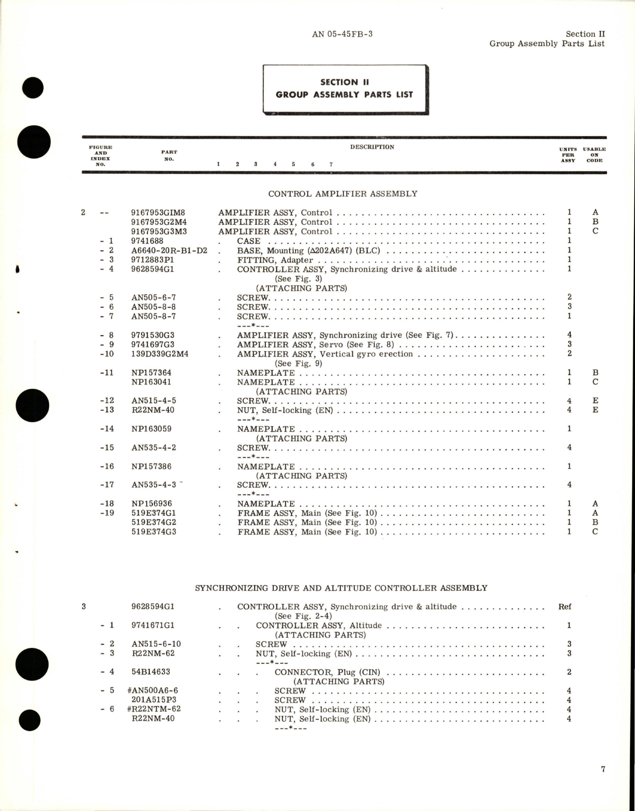 Sample page 9 from AirCorps Library document: Illustrated Parts Breakdown for Control Amplifier and Power Adapter for G-3 Auto Pilot Models 2CJ4B1and 2CJ4B3
