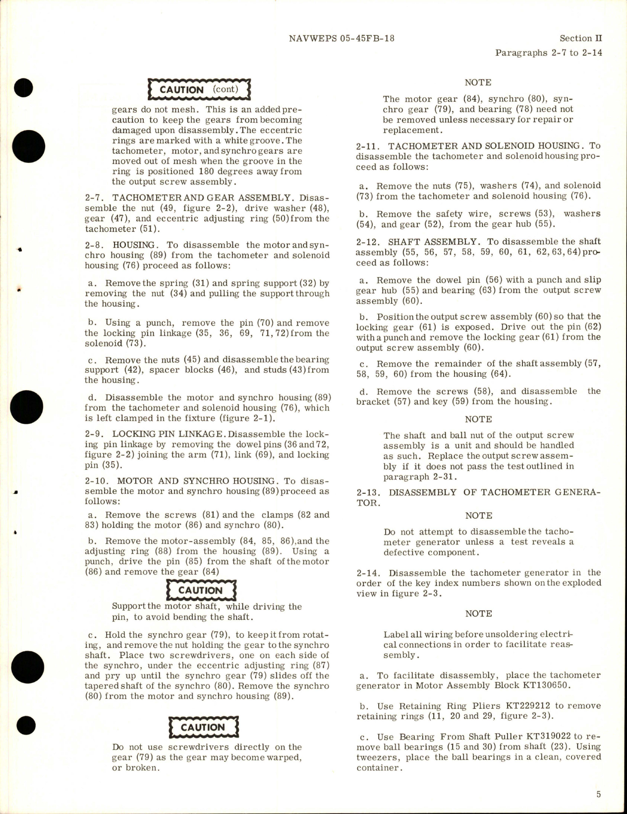 Sample page 9 from AirCorps Library document: Overhaul Instructions for Servo - Part 142D596G5 and 142D596G6 for G-3H Auto Pilot Model 2CJ4D1
