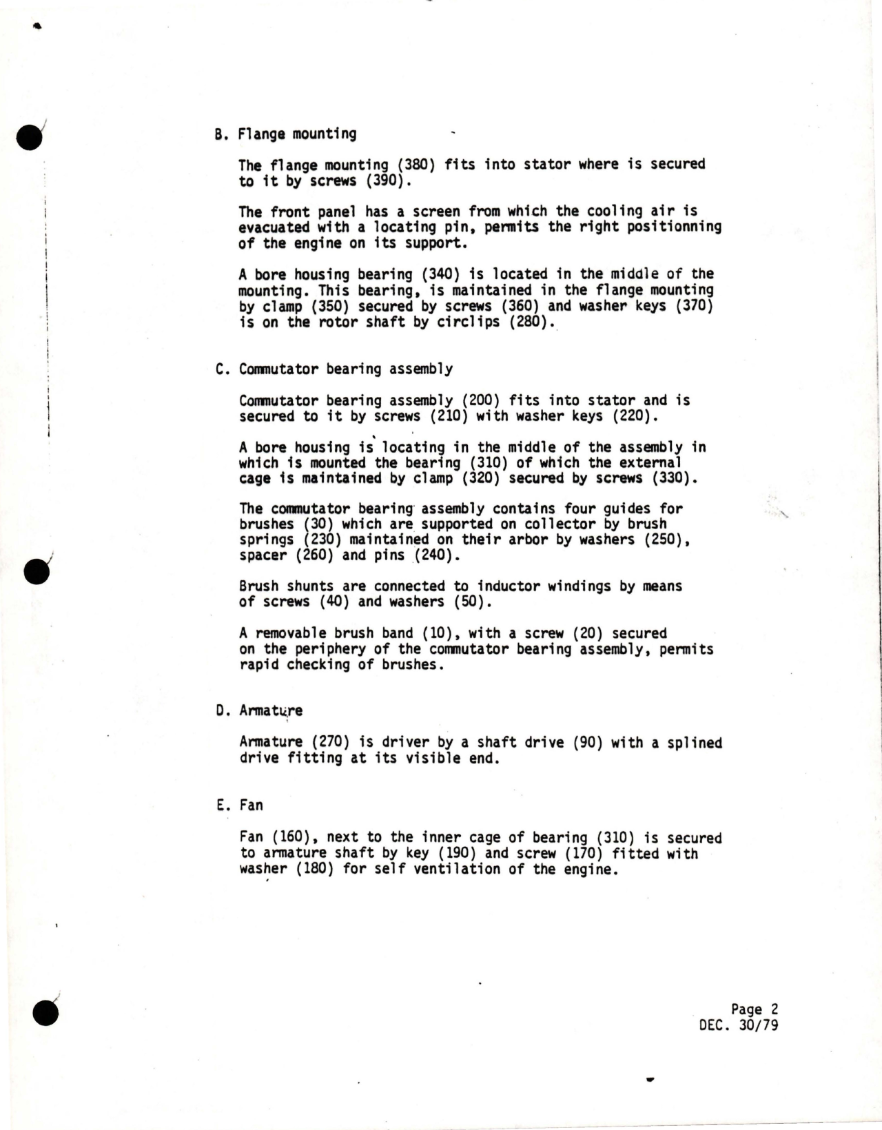 Sample page 9 from AirCorps Library document: Instructions for Installation and Inspection for Starter Generator - Part 8013A