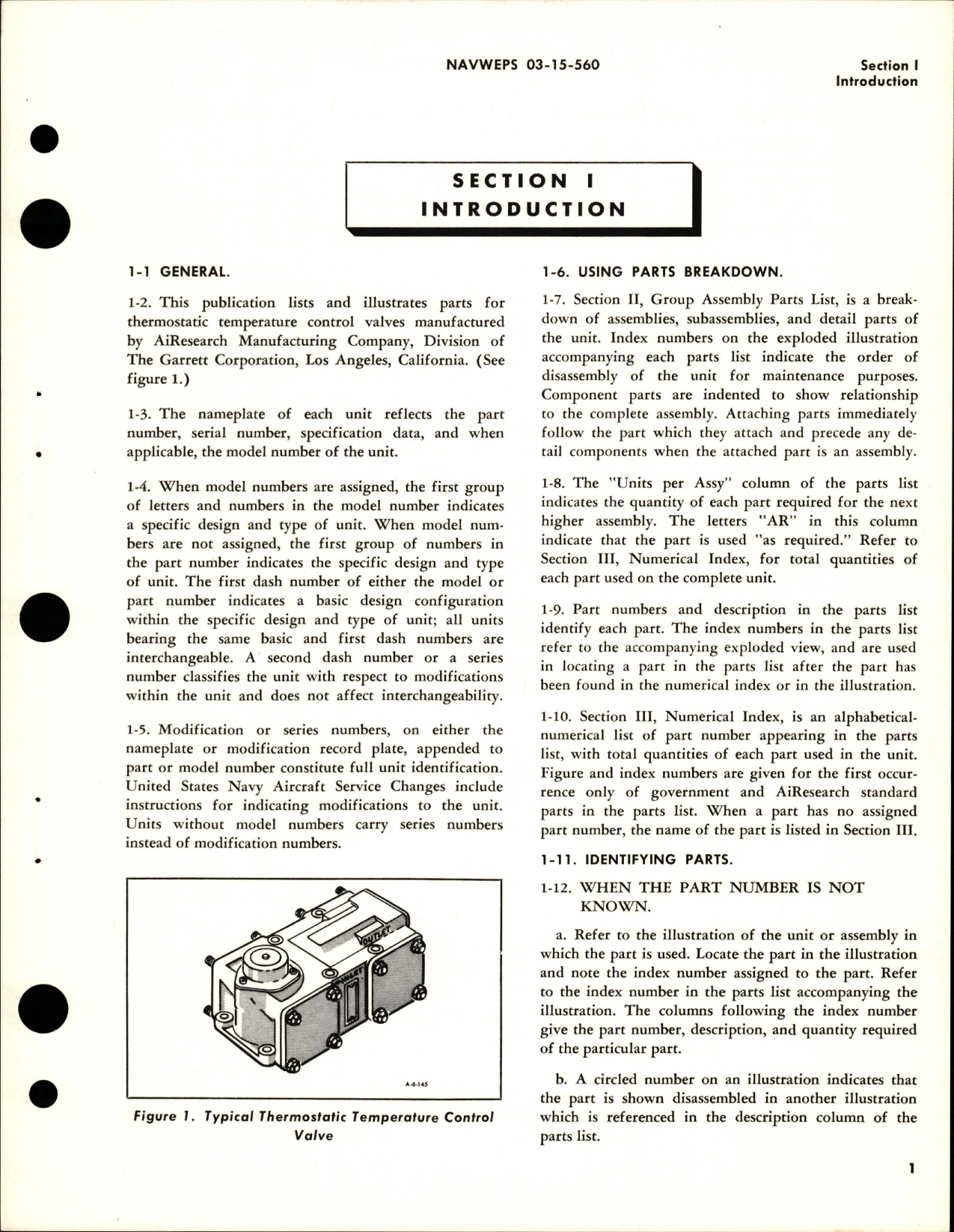 Sample page 5 from AirCorps Library document: Illustrated Parts Breakdown for Thermostatic Temperature Control Valves