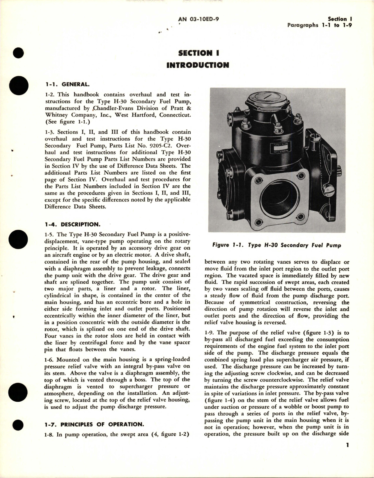 Sample page 5 from AirCorps Library document: Overhaul Instructions for Secondary Fuel Pump - Parts 9205-A1, 9205-B2 and 9205-C2