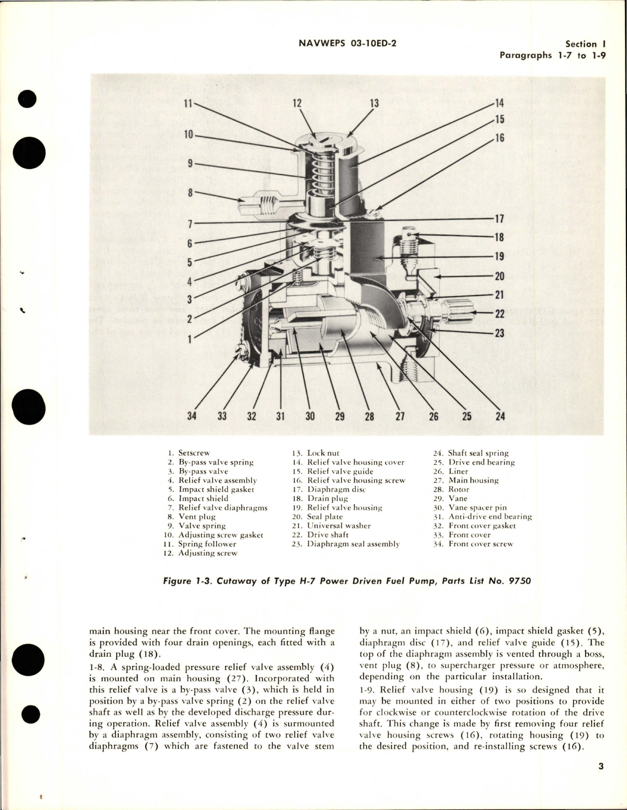 Sample page 7 from AirCorps Library document: Overhaul Instructions for Fuel and Water Pumps - Types F-10, H-2, H-4, and H-7
