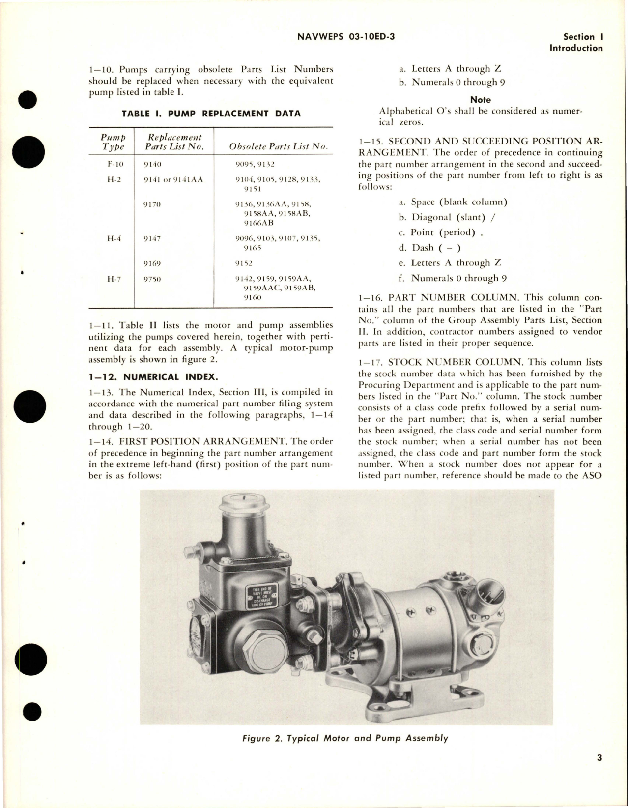 Sample page 5 from AirCorps Library document: Illustrated Parts Breakdown for Fuel and Water Pumps - Types F-10, H-2, H-4 and H-7