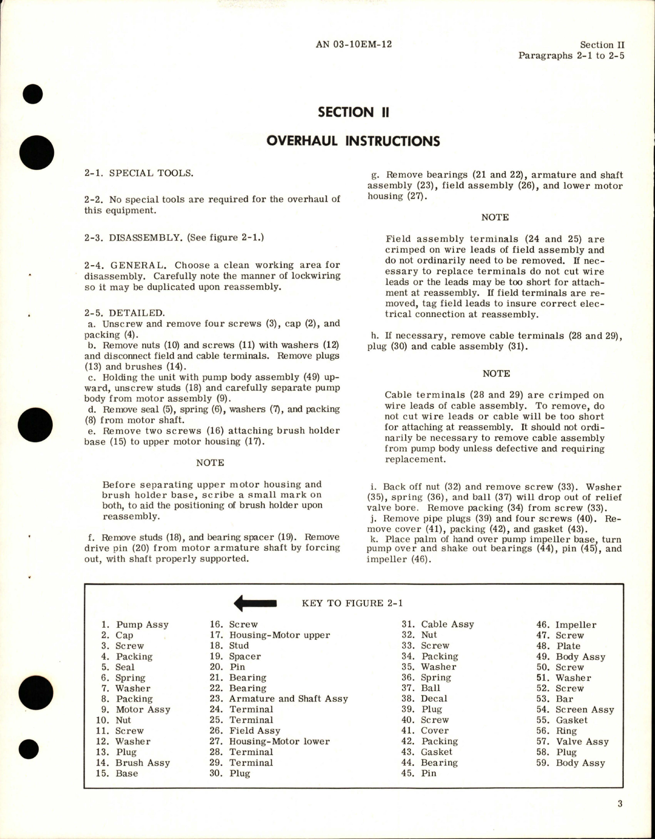 Sample page 7 from AirCorps Library document: Overhaul Instructions for Submerged Fuel Boost Pump