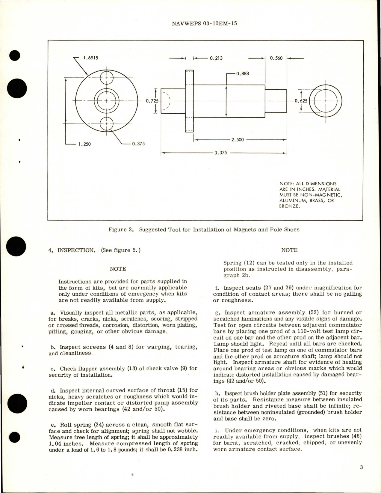 Sample page 5 from AirCorps Library document: Overhaul Instructions with Parts for Fuel Booster Pump - Part 56881