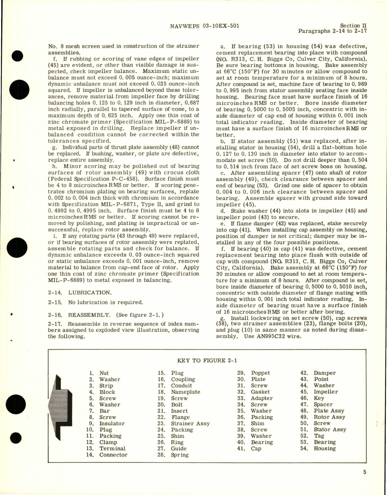 Sample page 7 from AirCorps Library document: Overhaul Instructions for Fuel Booster Pump