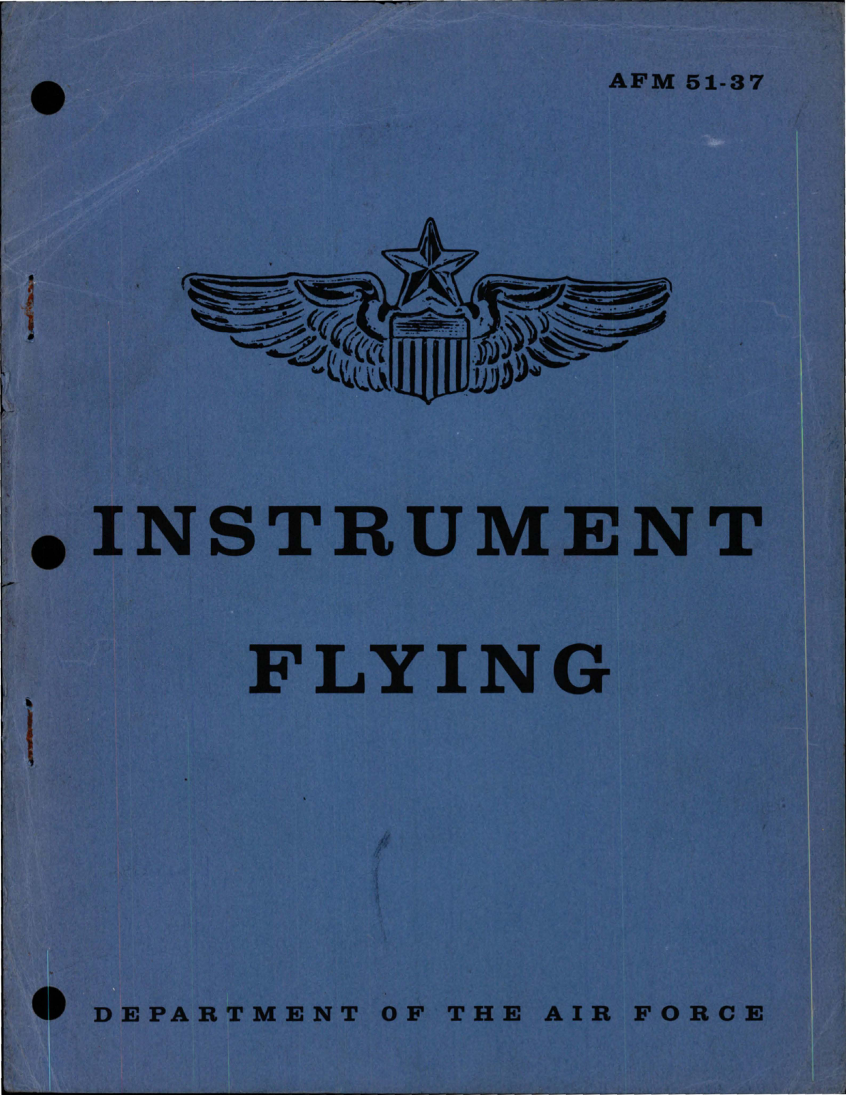 Sample page 1 from AirCorps Library document: Flying Training for Instrument Flying