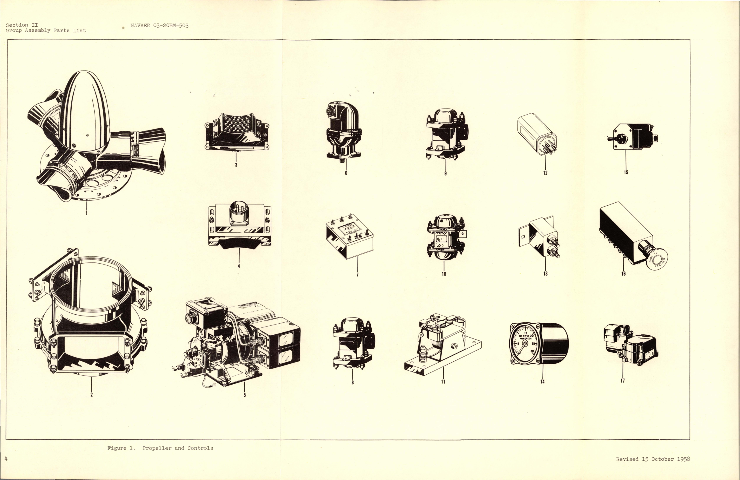 Sample page 7 from AirCorps Library document: Illustrated Parts Breakdown for Propeller and Controls - Models C634S-C102 and C634S-C104 