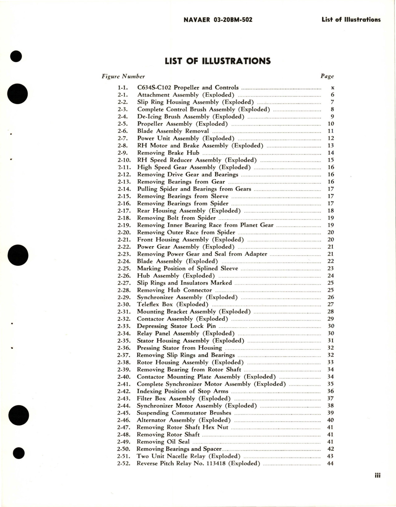 Sample page 5 from AirCorps Library document: Overhaul Instructions for Electric Propeller and Controls - Model C634S-C102