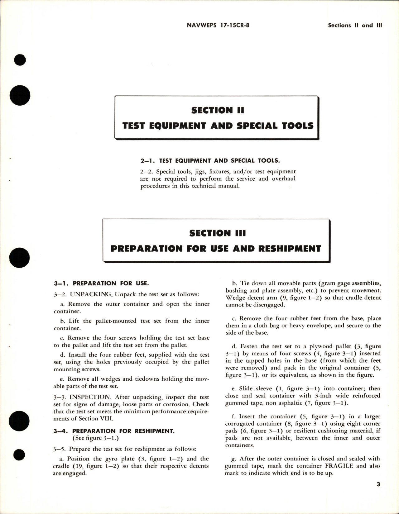 Sample page 7 from AirCorps Library document: Operation, Service Instructions and Illustrated Parts Breakdown for Brush Tension Test Set - Part KT431381-1A (Kearfott