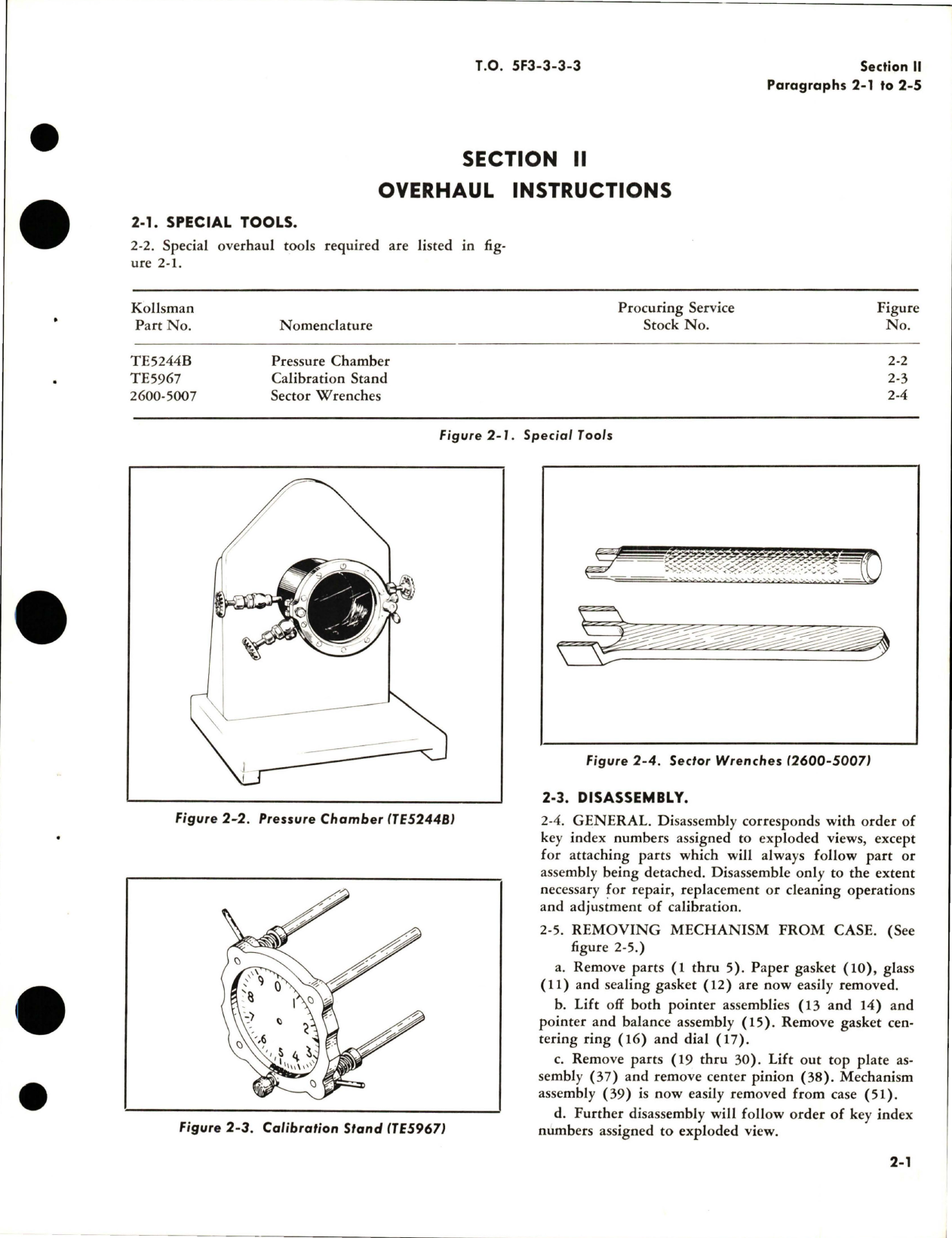 Sample page 7 from AirCorps Library document: Overhaul for Pressure Sensitive Altimeters - Parts D22061 04 004 and D22061 04 010