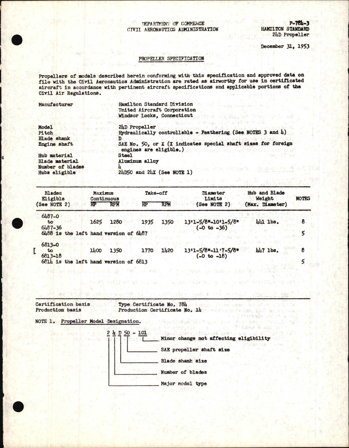 Sample page 1 from AirCorps Library document: 24D