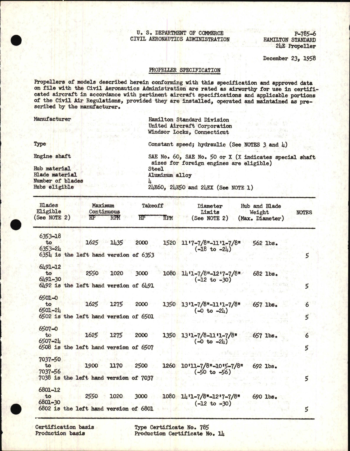 Sample page 1 from AirCorps Library document: 24E