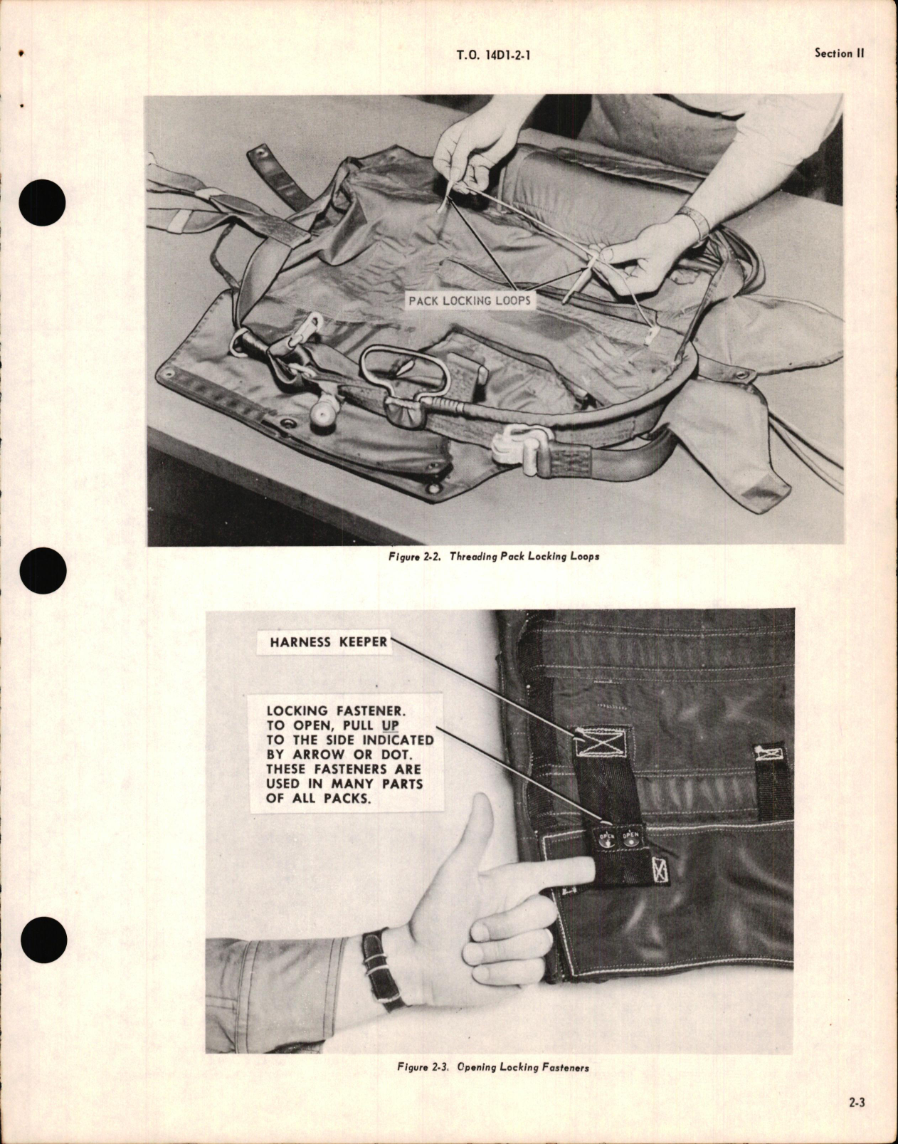 Sample page 9 from AirCorps Library document: Operation of Personnel Parachutes