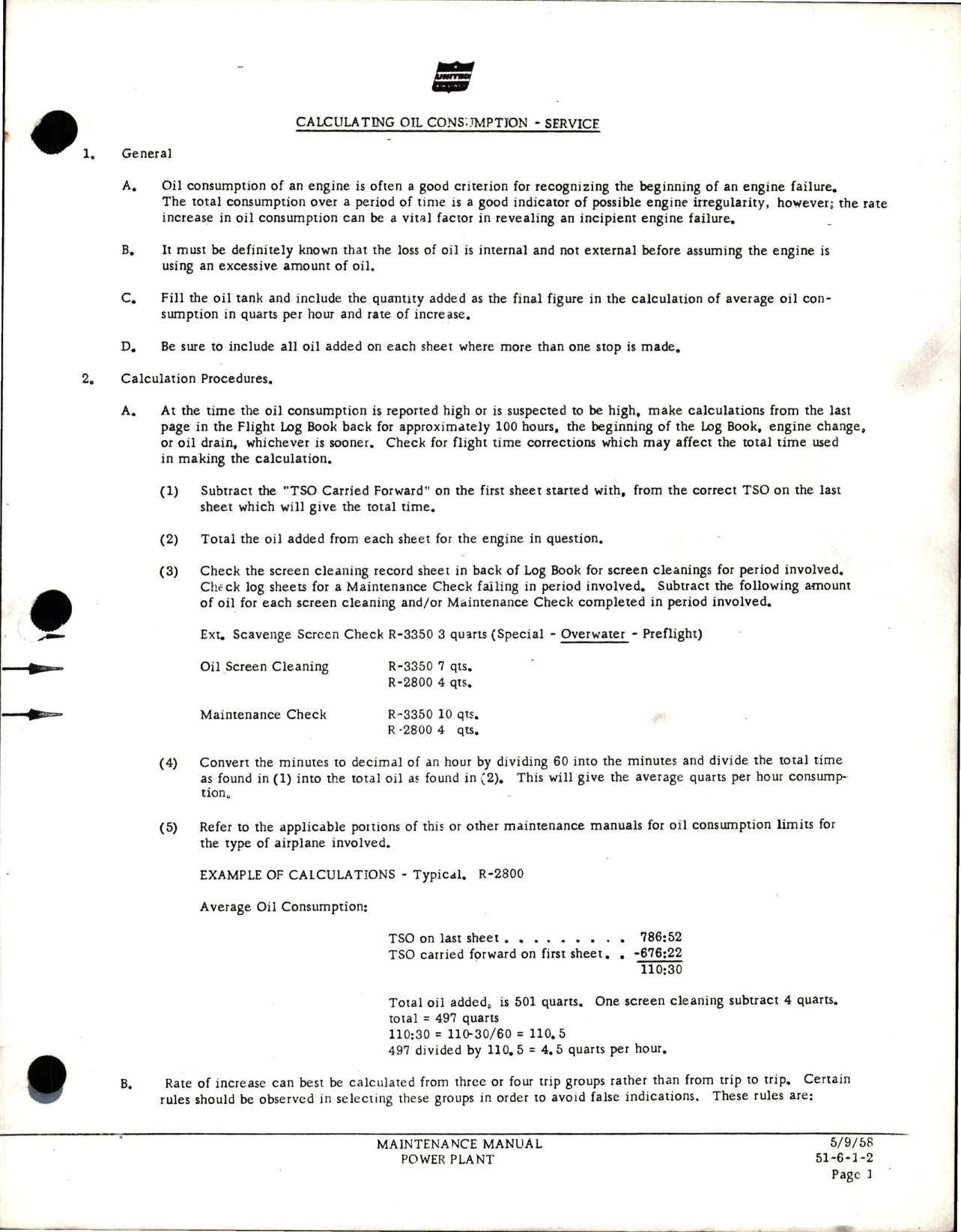 Sample page 7 from AirCorps Library document: Maintenance Manual for Power Plant - DC-6, DC-6A, DC-6B, CV-340, DC-7